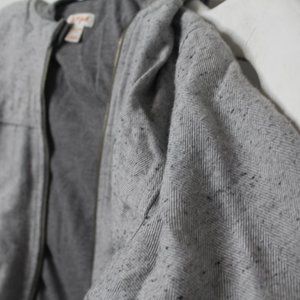 Cat & Jack Boy's Gray Zip Up Jacket, with Hood